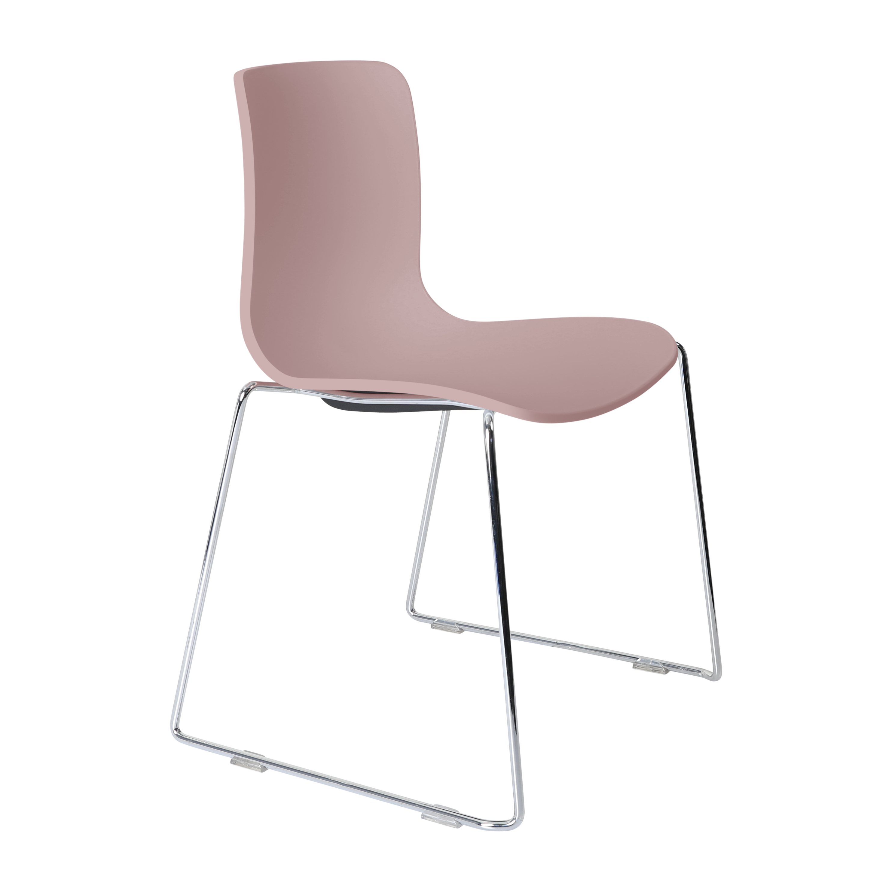 Acti Chair (Rose / Sled Base Chrome)